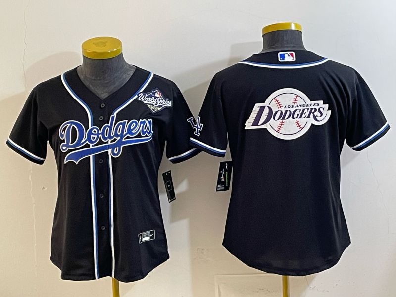 Youth 2026 Los Angeles Dodgers Blank Black Game Nike MLB Jersey style 0025->youth mlb jersey->Youth Jersey